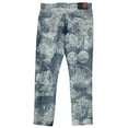 thumbnail image 2 of Ecko Unltd Men's All Over Print Skinny Fit Stretch Denim Jeans (36, Light Vintage Wash), 2 of 5