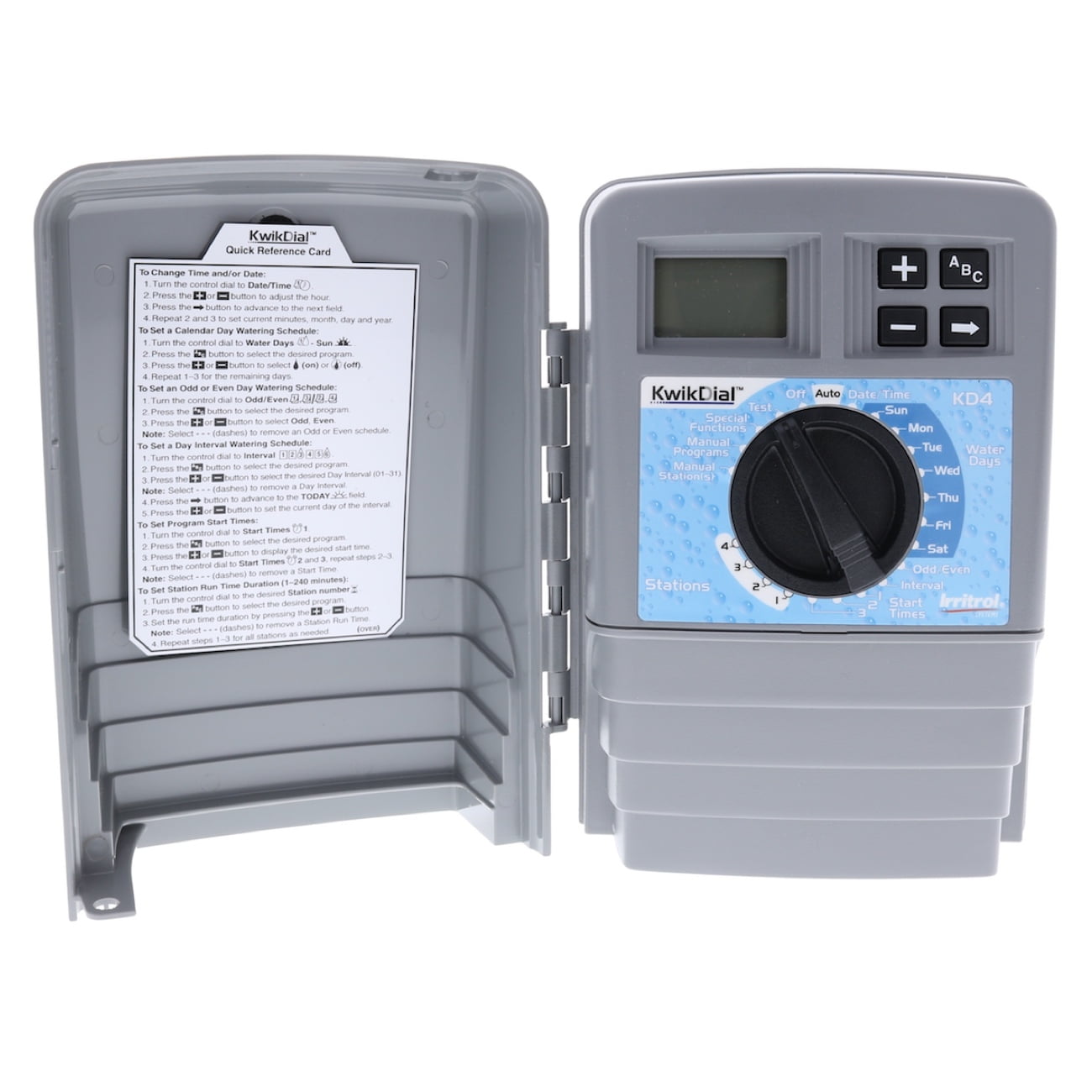 Irritrol 4 Station KwikDial Sprinkler System Controller KD4EXT