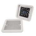 thumbnail image 1 of RV Side Vent Fan, RV Exhaust Fan Strong Wind Efficient Wide Application 1 Way  for Boat for Trailer for Kitchen, 1 of 7