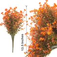 thumbnail image 2 of Flores de otoño artificiales Grunyia, plantas de otoño falsas que no se decoloran, 2 of 7