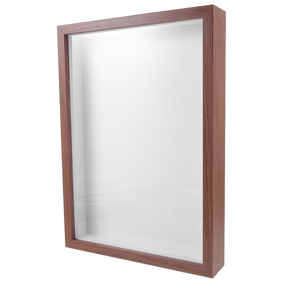 PTOOTP Walnut Wood Rectangular Photo Frame, Stylish and Simple Design for Dried Flower Display and Home Decoration, 1 Piece