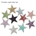 thumbnail image 5 of 10pcs Star Crystal Glitter Rhinestone Stickers Patches Star Appliques for Clothing Home Decoration, 5 of 9
