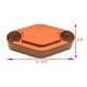 thumbnail image 3 of Se la la adaptaciónción a de cubierta del de estacionamiento ATV Billet Compatible con 125 660 700 YFZ450 naranja DYNWAVEMX Bloqueo de freno de estacionamiento fuera de la placa, 3 of 7