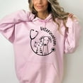 thumbnail image 5 of Veterinarian Hooded Sweatshirt: Dog, Cat  Stethoscope Design, 5 of 6