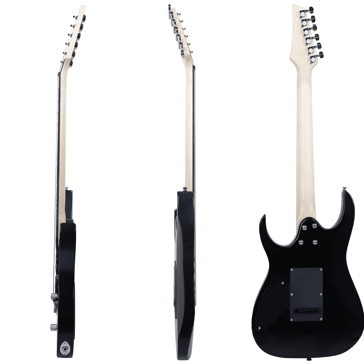 38.6-Inch Beginner Electric Guitar Kit with 20-Watt AMP, H-S-H Pickups, Tremolo Arm, Portable Bag, Shoulder Strap, Cable & Wrench Tool, 6 Strings (Sunset Color)