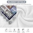thumbnail image 4 of Retirement Gifts for Men 2024 Funny, Best Gifts for Retirement Men, Happy Retirement for Man, Mens Retirement Blanket 50"x60", Retired Gifts for Friend Men, Coworker Leaving Gifts for Men, 4 of 6