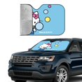thumbnail image 4 of Windshield Sun Shade Foldable Car Front Window Sunshade For Car Suv Trucks Vans - Best Heat Shield Blocker Visor Cover Blocks Uv Rays And Keeps Your Vehicle Cool-Medium, 4 of 5