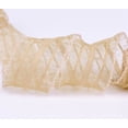 thumbnail image 1 of Zhuge Cinta de gasa de 10 yardas por rollo: perfecta para invitaciones de boda, decoración festiva y envoltura de regalos, color beige, 1 of 5