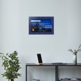 thumbnail image 3 of ArtToFrames 15x10.02 Inch - 38x26 CM Blue Puzzle Frame for 1000 piece Puzzles.1.50 Inch Custom Wood Puzzle Frames, Navy Blue - Comes with Regular Glass, 3 of 5