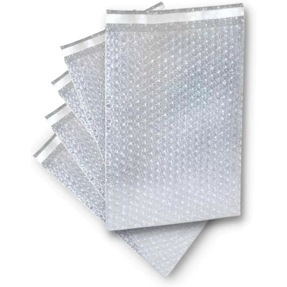 SSBM Bubble Out Pouches Self-Seal Shipping-Mailing Bags, Clear, 4" x 7.5", 1100 Count