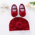 thumbnail image 5 of Baby Girl Sneakers First Walker Soft Sole Newborn Anti-Slip Casual Walking Shoes + Cap, 5 of 5