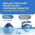 thumbnail image 6 of FROG @ease Replacement SmartChlor Cartridge 3 Pack and Balancing Starter Kit with 3 Pack of Maintain for use with Swim Spa FROG @ease Floating System, 6 of 8