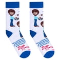 thumbnail image 2 of Cool Socks Bob Ross Bob Ross Signature Sunset Landscape Painting Novelty Crew Socks Medium Size, 2 of 6