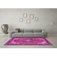 thumbnail image 3 of Ahgly Company Indoor Rectangle Medallion Pink Traditional Area Rugs, 2' x 4', 3 of 4