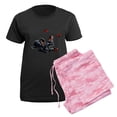 thumbnail image 5 of CafePress - Black Frenchie Ladybug Pajamas - Women's Short Sleeve Print T-Shirt and Pants Dark Cotton Pajama Set, 5 of 7