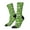 2 Black-2, variant on Cows With Calfs Green Crew Socks for Men & Women, Breathable Casual Athletic Ankle Socks