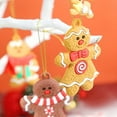 thumbnail image 3 of AMOR PRESENT Gingerbread Man Ornaments for Christmas Tree Hanging Decoration Set (16 Pieces Set), 3 of 9
