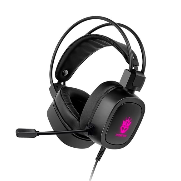 Amdohai S100 USB Gaming Headset Computers Game Earphone Wired Gamer Headphone Surround Stereo Sound Headsets with Mic and Colorful Light