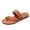 Brown, variant on Minimalist Slides for Women Open Toe Non Slip Washable Easy Clean Lightweight Pool Beach Home Sandals