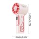 thumbnail image 3 of Portable Handheld Fan High Speed 100 Adjustable Mini Cooling Fan with 4000mAh Battery for Outdoor Office Travel, 3 of 5