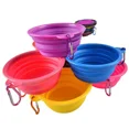 thumbnail image 5 of Cuenco plegable para perros de color sólido de 1000/350 ml, recipiente para comida, cuenco plegable para perros, plato de agua, comedero portátil para gatos y mascotas, 5 of 5
