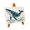 E, variant on 3D Ocean Animal DIY Mosaic Kit Sea Glass Stained Glass Art Craft for Adults Coastal Home Garden Handcraft Ornament Gift