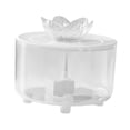 thumbnail image 3 of Fuente de agua automática para gatos, 1,5 L, compacta, base estable, silenciosa, regalo Blanco, 3 of 9