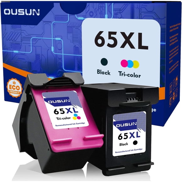New Chip Black 65 XL Ink Cartridge For HP ENVY 5055 5058 5010 5020
