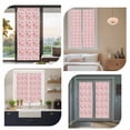 thumbnail image 6 of Red Window Privacy Film Cycling Pattern People Animal Plant Decorative Glass Window Film UV Blocking Static Cling Non-Adhesive Sticker Covering for Home Door 19.6 x 39.3 inches, 6 of 8