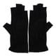 thumbnail image 2 of Guantes de seda Sunnimix Medio Dedo Elásticos UV Protección Solar Negro, 2 of 8