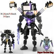 EKOUSN Skibidi Toilet Toys Game Series Building Block Toys Titan TV Man Toilet Man Monitor Man TV Minifigure Gifts