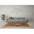 thumbnail image 3 of Ahgly Company Indoor Round Animal Brown Traditional Area Rugs, 6' Round, 3 of 4