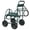 Green, variant on Heavy Duty Garden Hose Reel Cart 4 Wheels Holds Up to 300ft 5/8" Hose Powder-Coated Steel 300FT Green