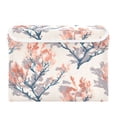 thumbnail image 2 of BZSMCE Storage Bin Cube Organizer Basket with Flip-Top Lid Serene Blossom Silhouette Printed, 2 of 7