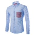 thumbnail image 2 of de Manga Clásica de Ropa para Hombres Pyeras de Hombre Colco Camisas de Hombre, 2 of 8