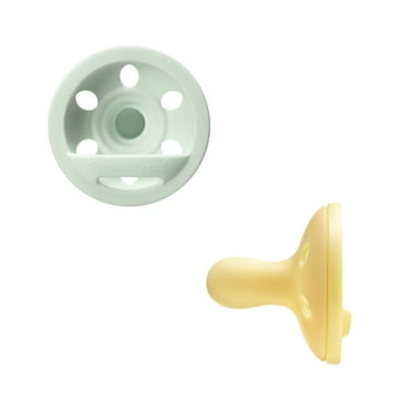 Tommee Tippee Breast-like Pacifier, 0-6 Months, Lightweight, One-Piece Silicone Design, Symmetrical Nipple, 2 Pack