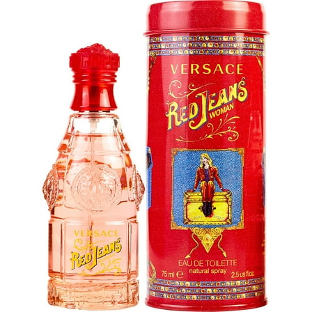 Versace Red Jeans Eau de Toilette, Perfume for Women 2.5 Oz
