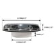 thumbnail image 2 of Scienceny Ventilación con energía Solar de acero inoxidable, vehículo, barco, RV, ventilador de escape impermeable, Extractor de aire, Bombillas para automóviles, 2 of 6
