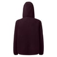 thumbnail image 5 of TriDri Womens Sherpa Fleece Quarter Zip Hoodie, 5 of 5