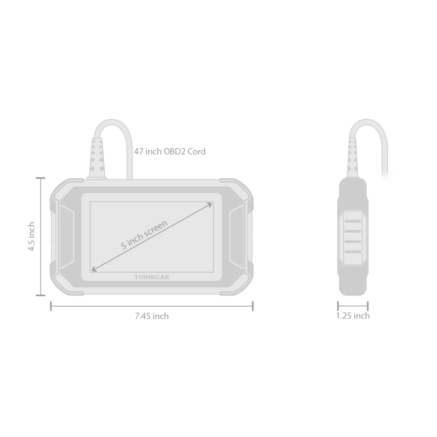 THINKCAR Automotive OBD2 Scanner, Bluetooth, Full System Car