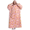 thumbnail image 6 of Wehilion Oversized Blanket Hoodie,Adult Snuggle Fleece Wearable Blanket Fluffy Giant Hooded Sweatshirt,Adult 140cm Leght, 6 of 7