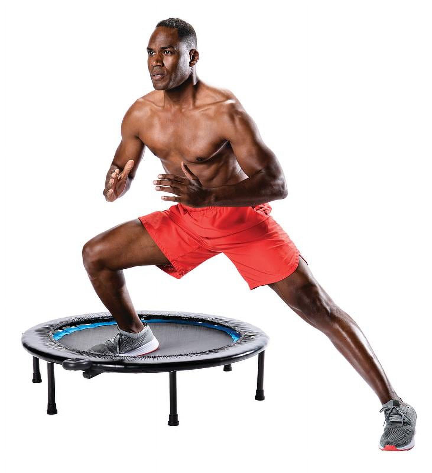 Stamina Circuit Trainer Trampoline with Monitor and Adjustable Incline, 36" W x 36" D x 12" H, Black - image 4 of 9