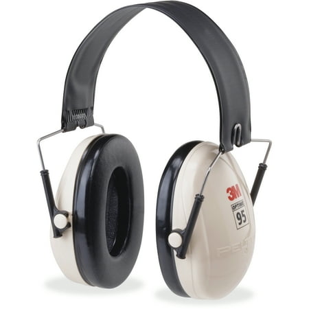 Peltor, MMMH6FV, Optime 95 Folding Earmuffs, 1 Each, Black,White