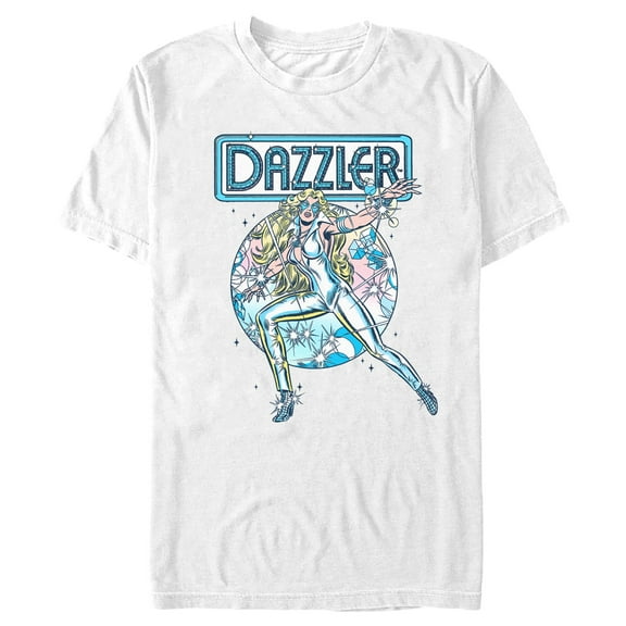 Men's Marvel Dazzler Retro Light Beams Graphic T-Shirt