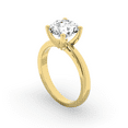 thumbnail image 3 of ARAIYA FINE JEWELRY 14K Yellow Gold Lab Grown Diamond Solitaire Engagement Ring (1/2 cttw, E-F Color, VS1 Clarity) Size 6, 3 of 8