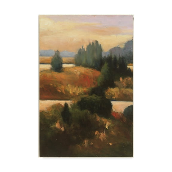 Trademark Fine Art 'Around the Bend Sunset' Canvas Art by Julia Purinton