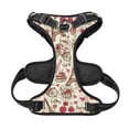 thumbnail image 4 of Kdxio Paris Vintage Print No Pull Dog Harness Adjustable Reflective Oxford Easy Control Medium Large Dog Harness for Training and Everyday-X-Large, 4 of 8