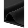 thumbnail image 5 of Plus Size Dress for Women Short Sleeve Above the Knee Sheath Dress Office Wear to Work Dresses 1X Black, 5 of 6