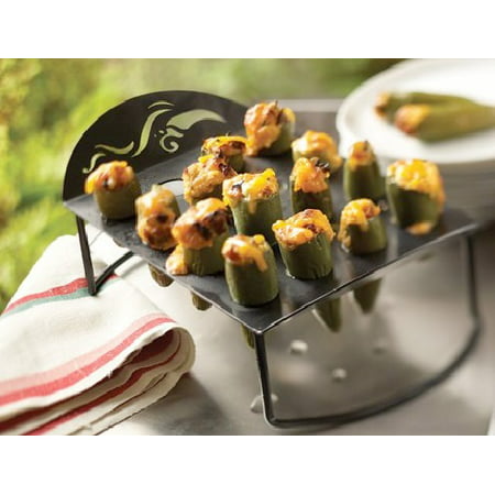 Outset Nonstick Collapsable Jalapeno Roaster Popper (Best Grilled Jalapeno Poppers)