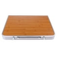 thumbnail image 4 of jinwen Table Pliante en Alliage d'Aluminium pour Camping Barbecue Portable Extérieur Marron, 4 of 9
